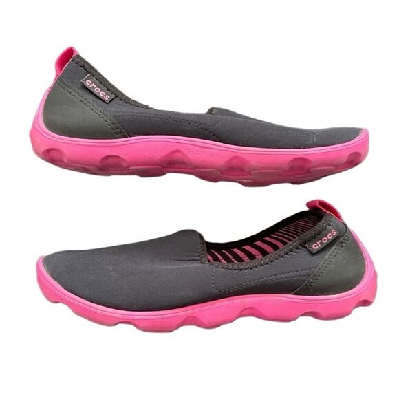 Crocs Duet Busy Day Skimmer Slip On Shoes - Picture 5 of 6